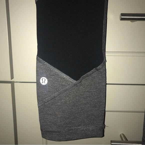Lululemon Pace Rival Crop 22" Heathered Black 4 - Picture 9 of 11